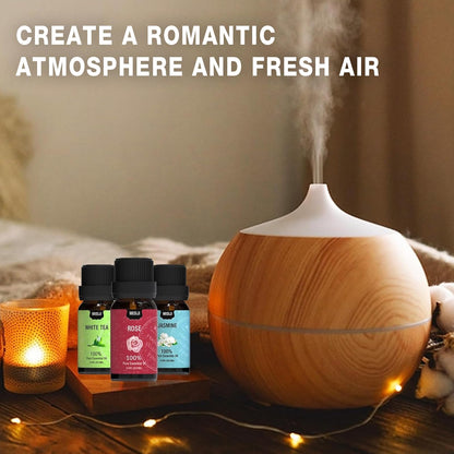 MISIJI Essential Oils Set – 6 x 10ml for Diffusers, Aromatherapy, Laundry & DIY