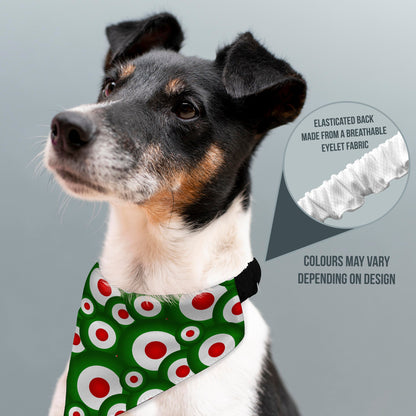 MOD - Green - Dog Bandana - 4 Sizes