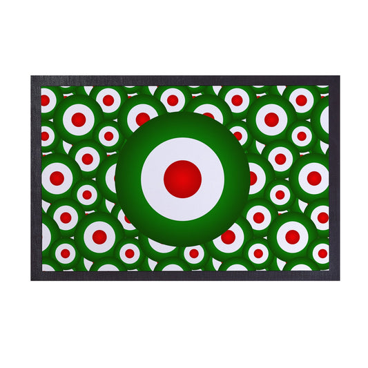 MOD Target Green - Door Mat - 60cm x 40cm