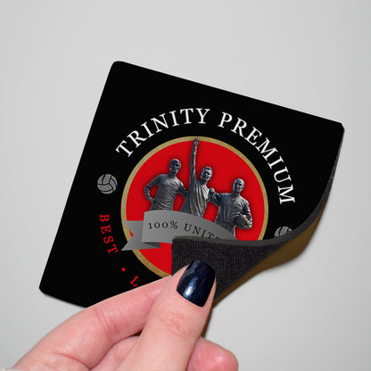 Manchester Red Trinity - Football Coaster - Square Or Circle