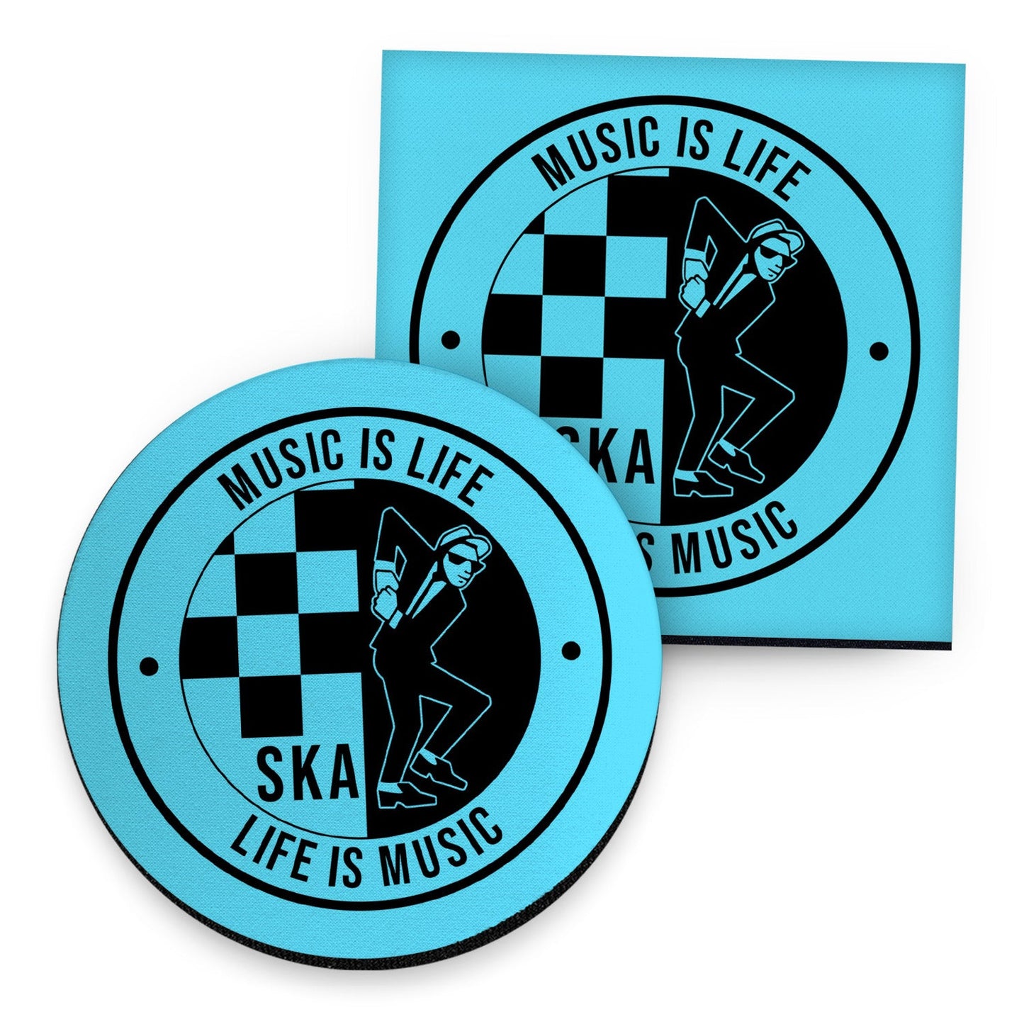 Music Is Life - Drinks Coaster - Round or Square