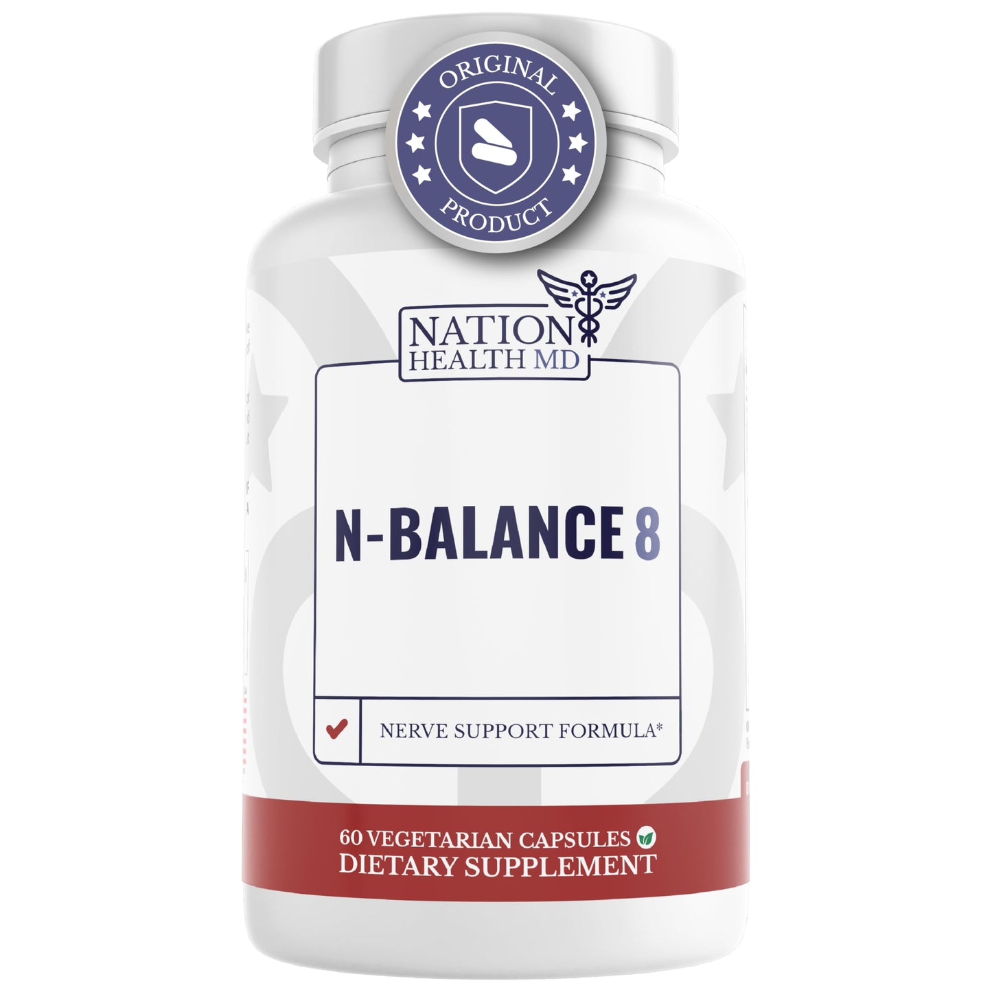 N-Balance8 Nerve Support Formula | Nation Health MD | 60 Capsules