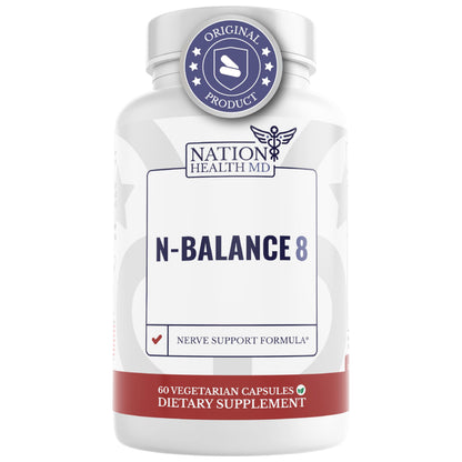 N-Balance8 Nerve Support Formula | Nation Health MD | 60 Capsules