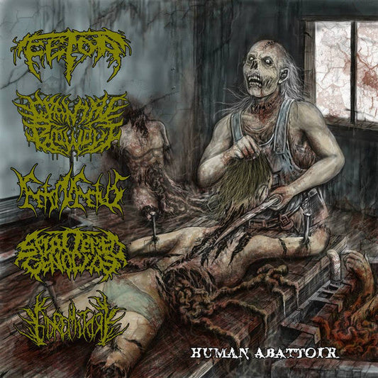 Fetor / Cranial Blowout / Feto In Fetus / Splattered Genocide / Goremitory - Human Abattoir