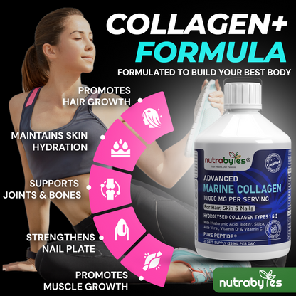 Advanced Liquid Marine Collagen, 500ml