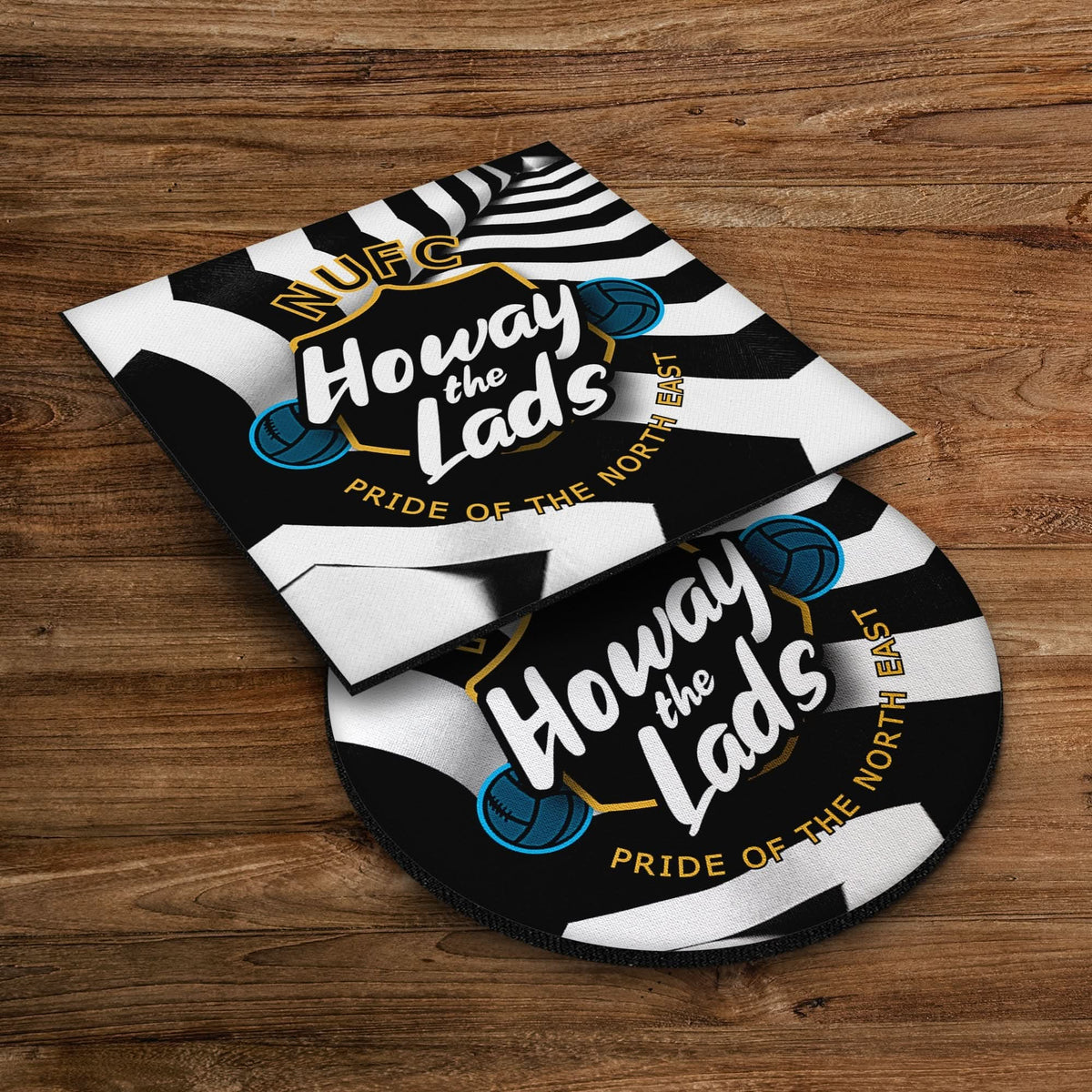 Newcastle Howay - Football Coaster - Square Or Circle