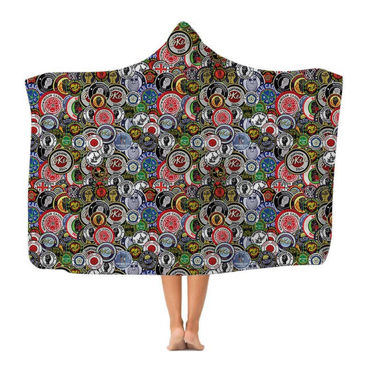 Northern Soul Patches - Hooded Blanket