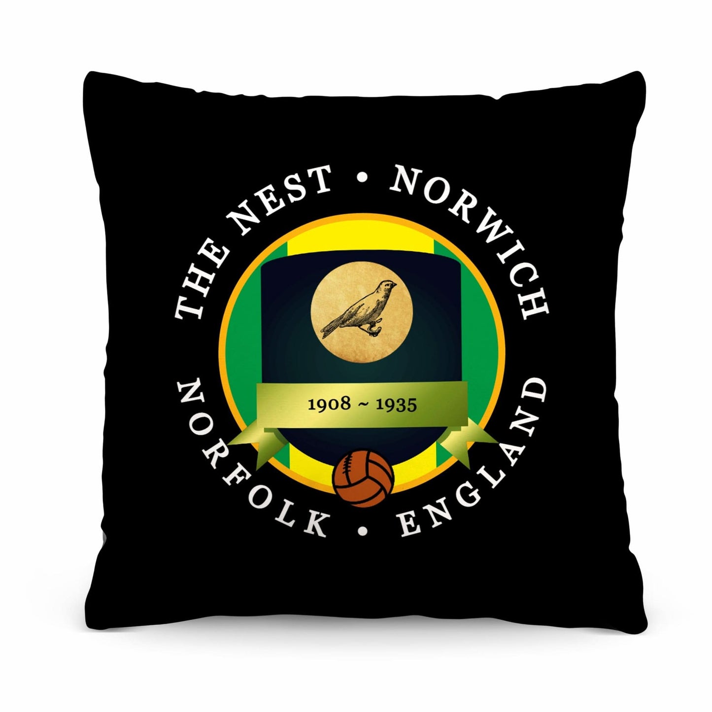 Norwich The Nest - Football Legends - Cushion 10"