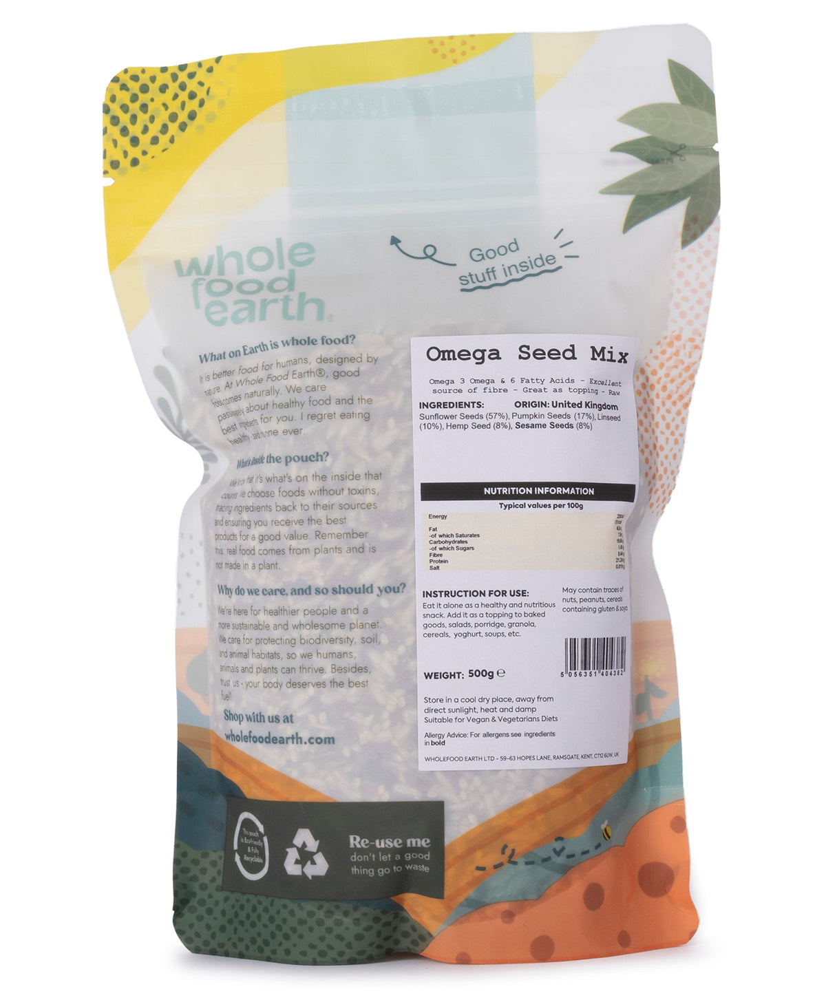 Omega Seed Mix - (A blend of 5 Nutritious Seeds)