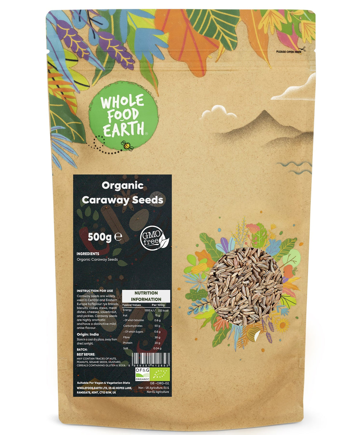Organic Caraway Seeds