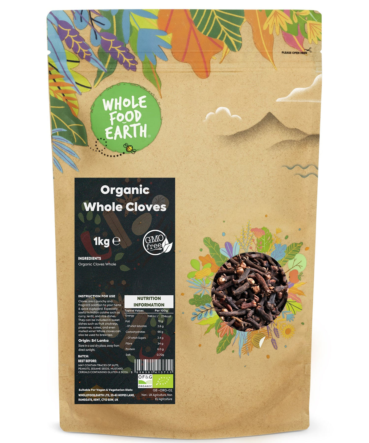 Organic Whole Cloves