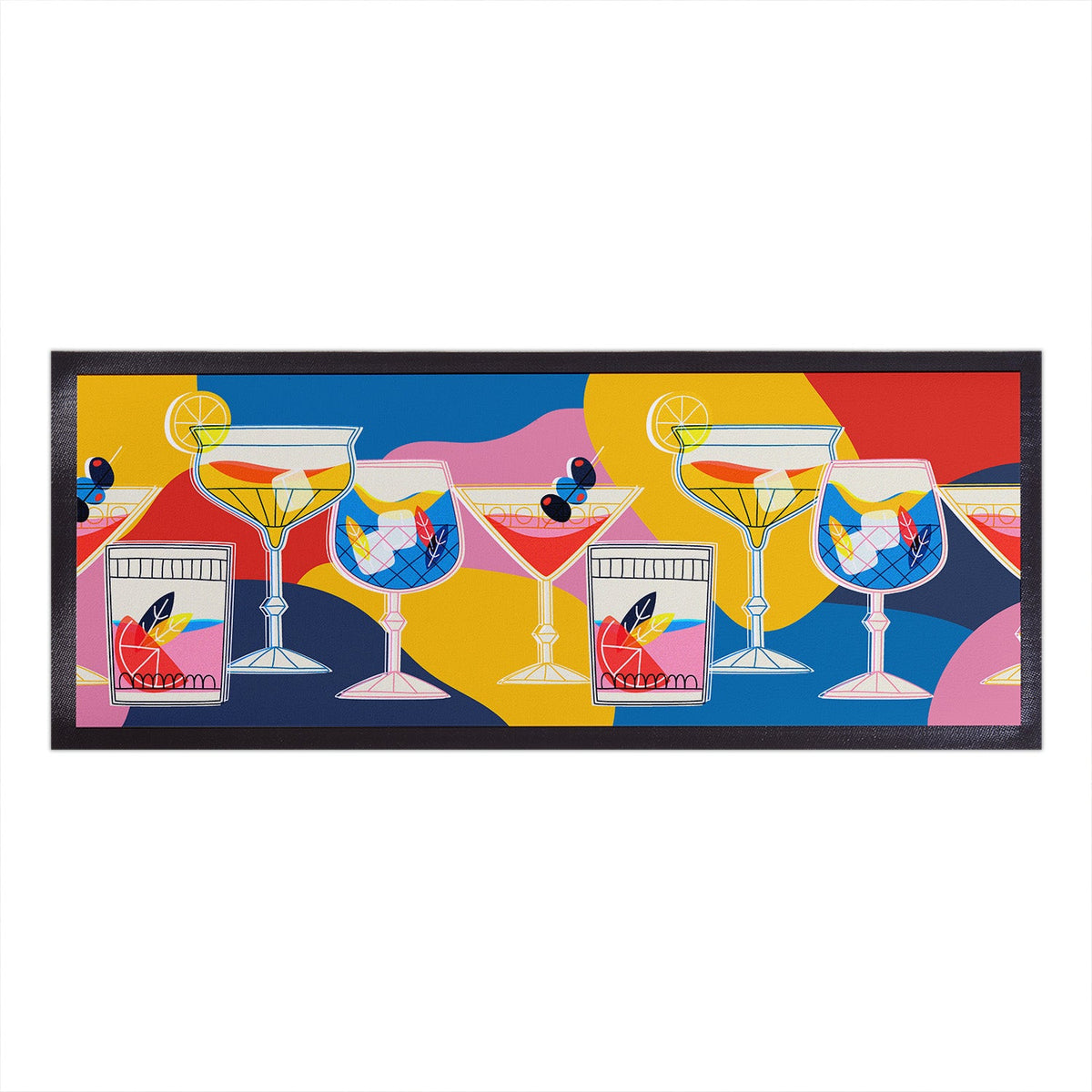Pop Art Cocktails - Bar Runner