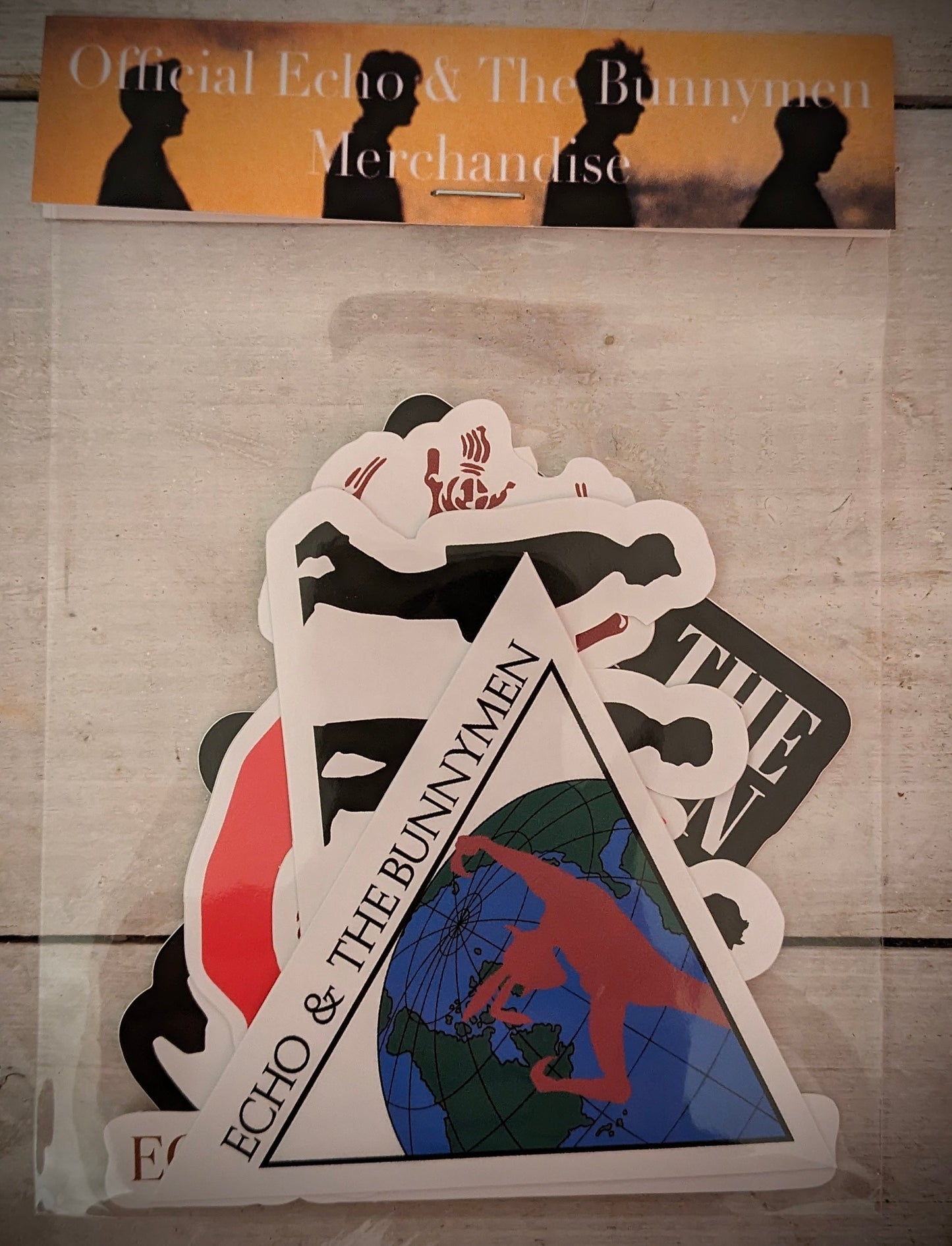 Official Echo & The Bunnymen Sticker Pack