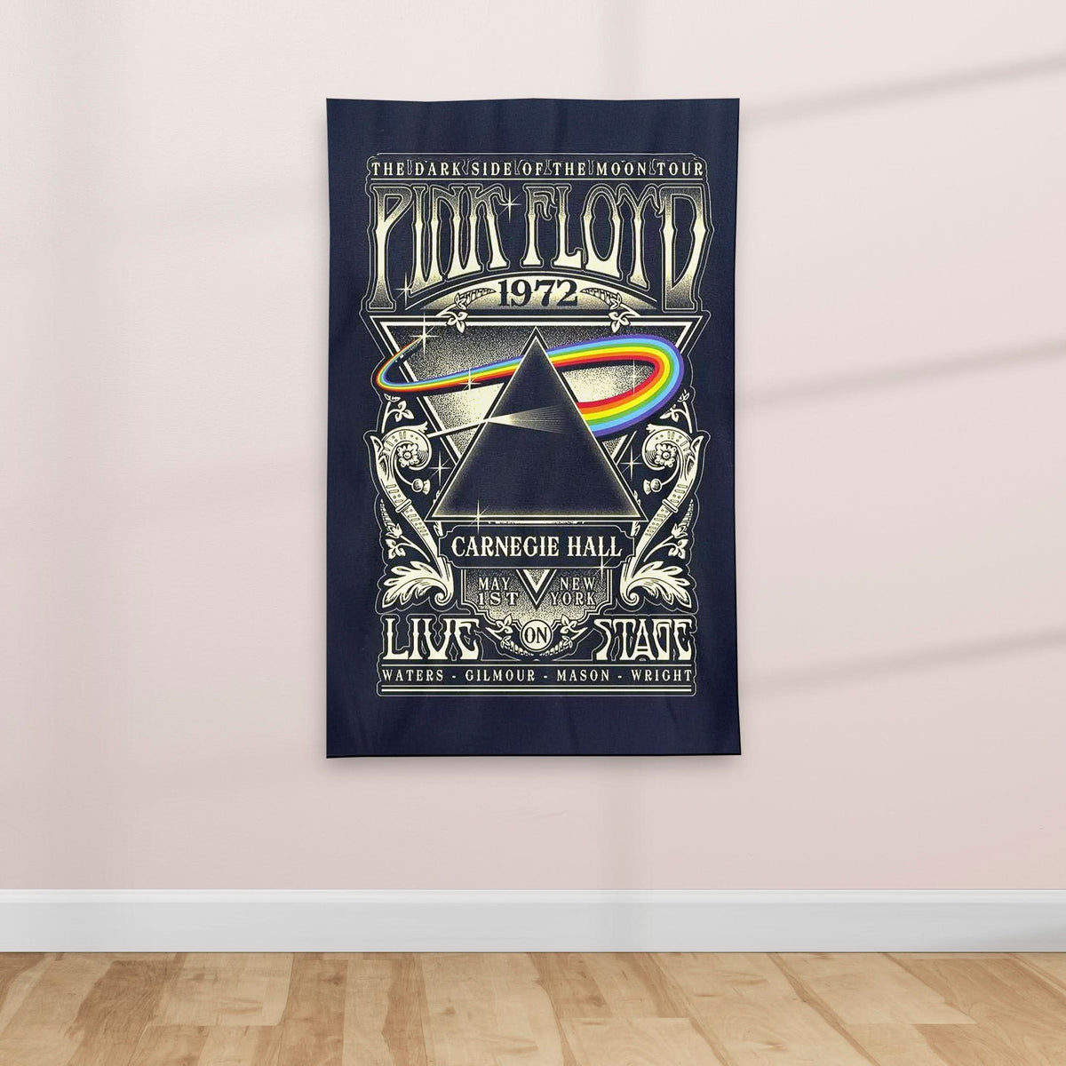 1960's Retro British Progressive Rock Music poster - Textile Poster