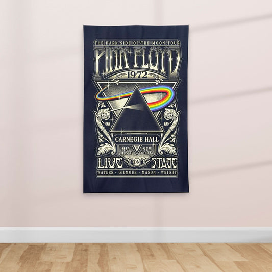 1960's Retro British Progressive Rock Music poster - Textile Poster