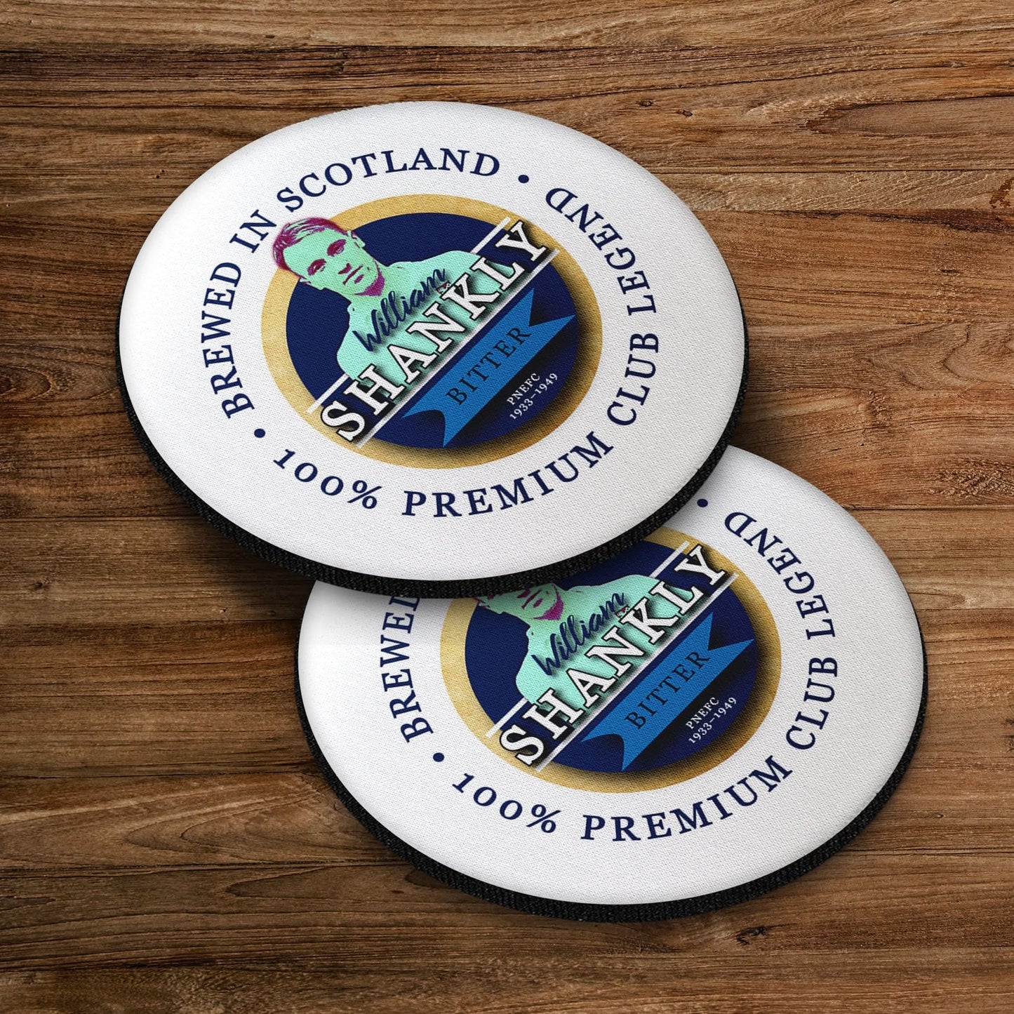 Preston Shankly - Football Coaster - Square Or Circle