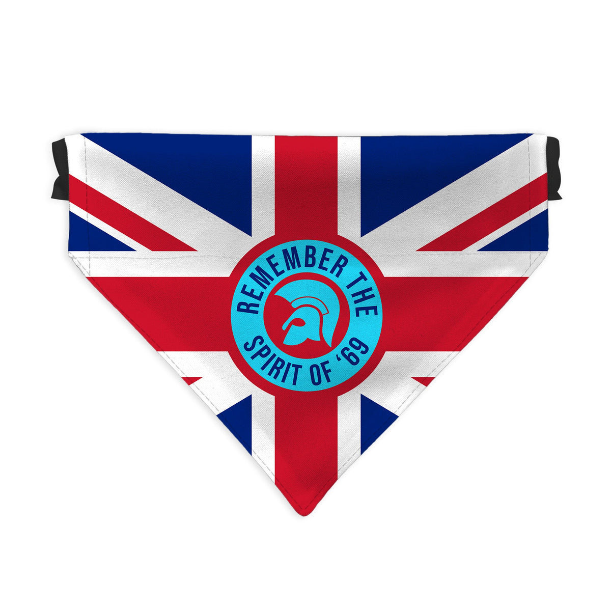 Remember The Spirit Of 69 - Blue - Dog Bandana - 4 Sizes