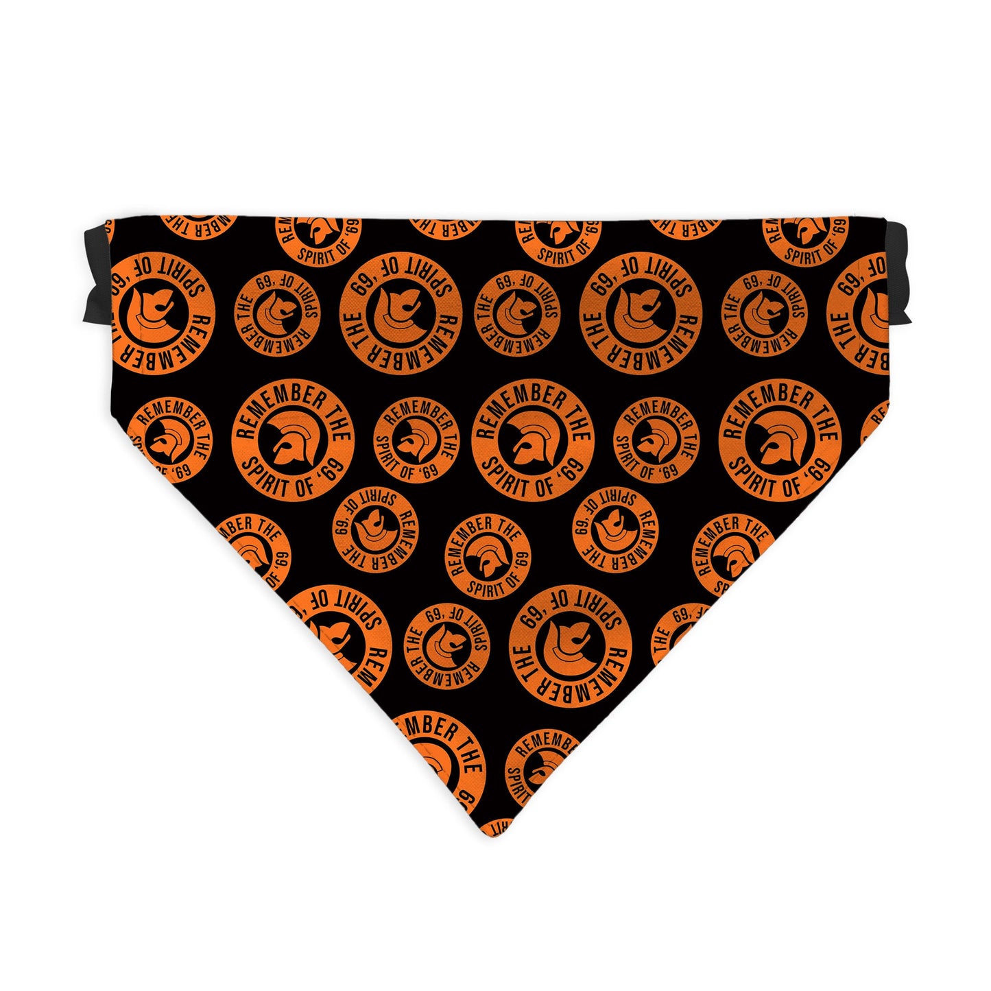Remember The Spirit Of 69 - Orange - Dog Bandana - 4 Sizes