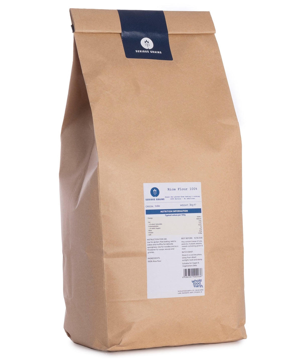 Rice Flour 100% - Serious Grains