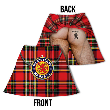 Royal Stewart Tartan (Exposed Behind) Scotland WC26 - Novelty Kilt