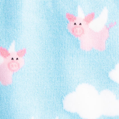 Flying Pig Bamboo Socks