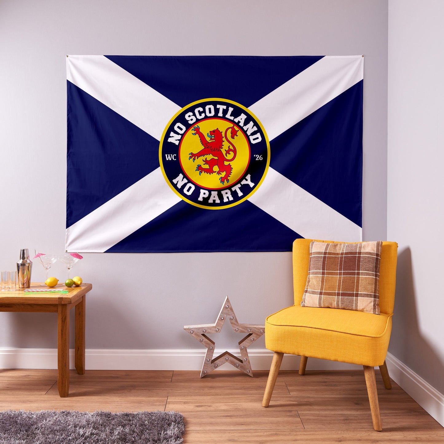 No Scotland No Party - WC26 - Banner - 4 Sizes!