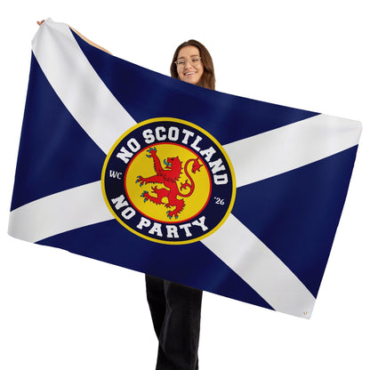 No Scotland No Party - WC26 - Banner - 4 Sizes!