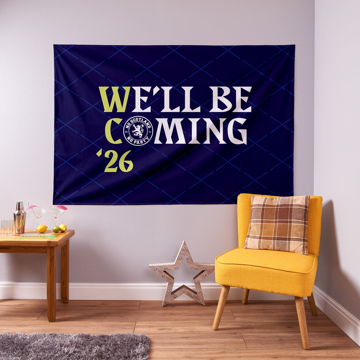 Scotland - We'll Be Coming - WC26 - Banner - 4 Sizes!