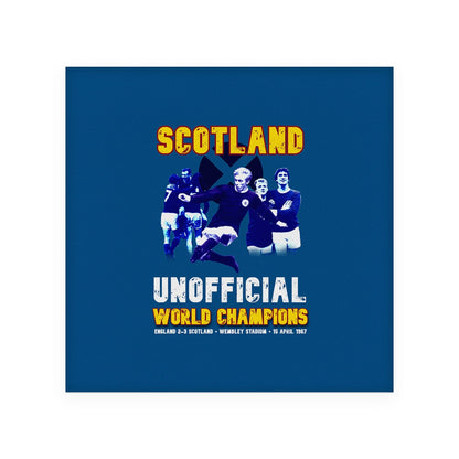 Scotland 1967 World Champions - Drinks Coaster - Square Or Circle