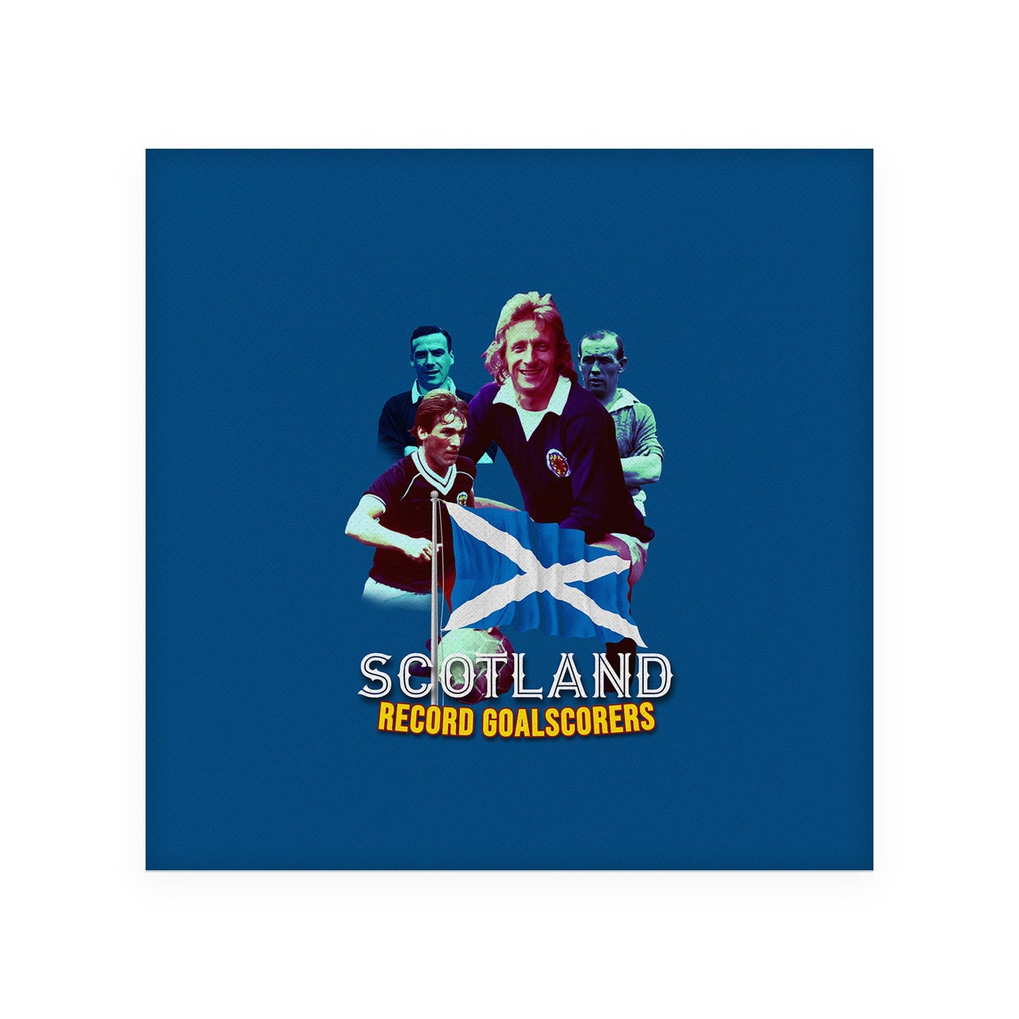 Scotland Goal scoring Legends - Drinks Coaster - Square Or Circle