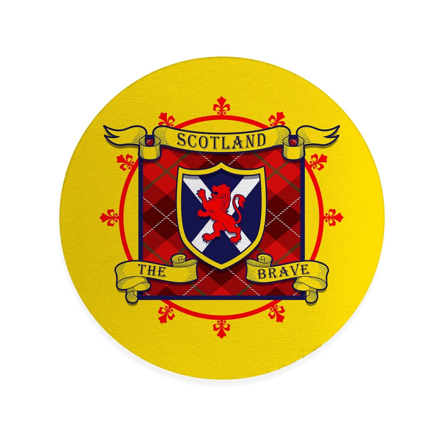 Scotland The Brave - Drinks Coaster - Square Or Circle