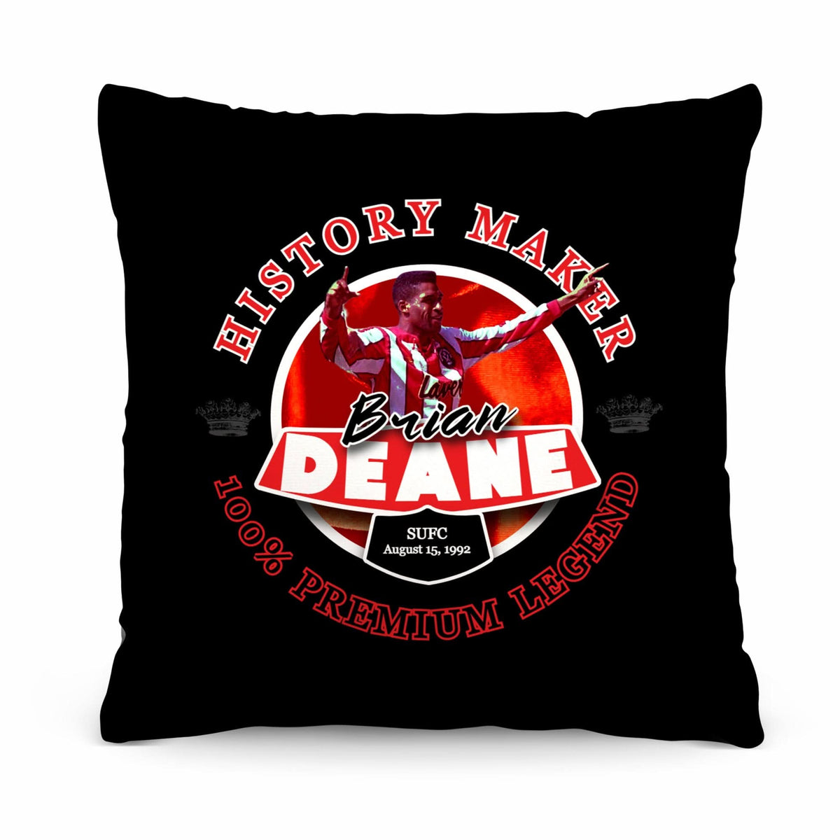 Sheffield  Brian Deane - Football Legends - Cushion 10"