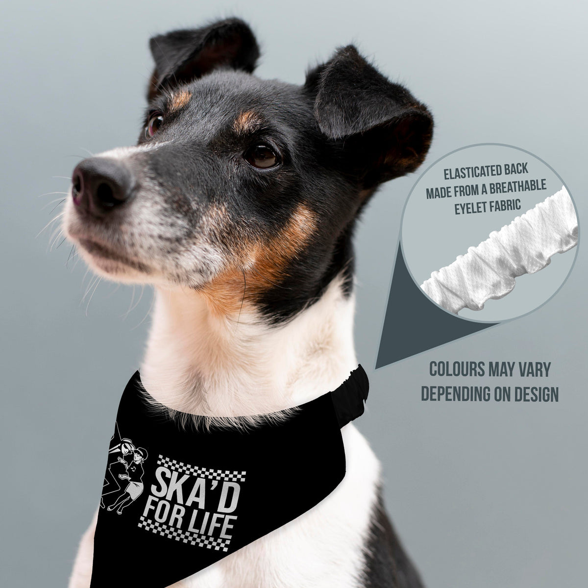 Ska'd For Life - Dog Bandana - 4 Sizes