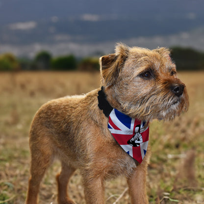 Skinhead Girl Union Jack - Dog Bandana - 4 Sizes