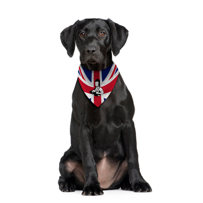 Skinhead Girl Union Jack - Dog Bandana - 4 Sizes