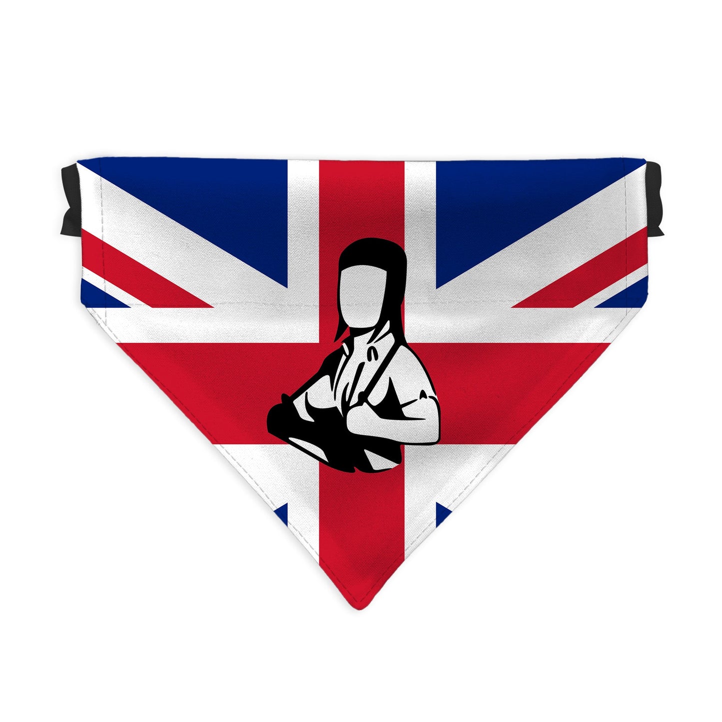 Skinhead Girl Union Jack - Dog Bandana - 4 Sizes