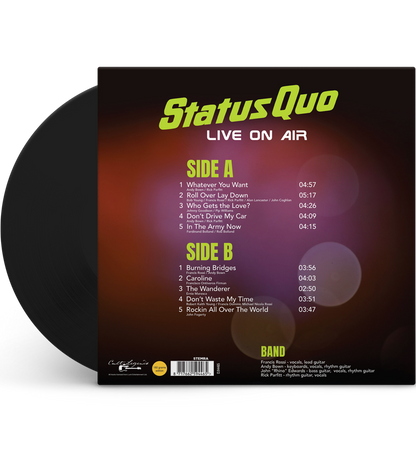 Status Quo – Live On Air (12-Inch Album on 180g Vinyl)