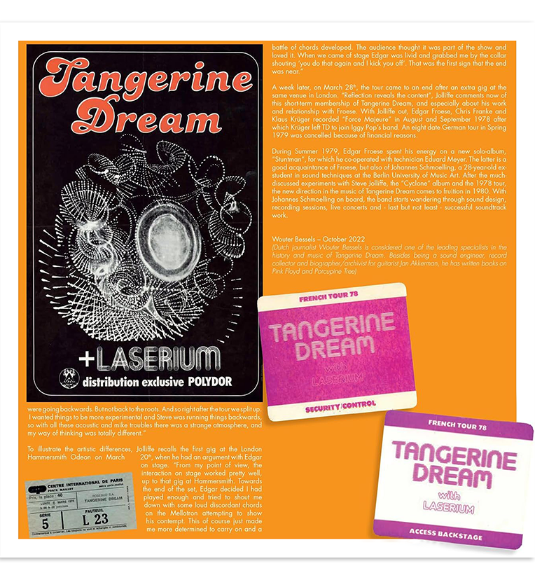 Tangerine Dream – Live in Paris, 6 March 1978 (RSD 2023 Limited Edition 3-LP Box Set on Split-Coloured Vinyl)