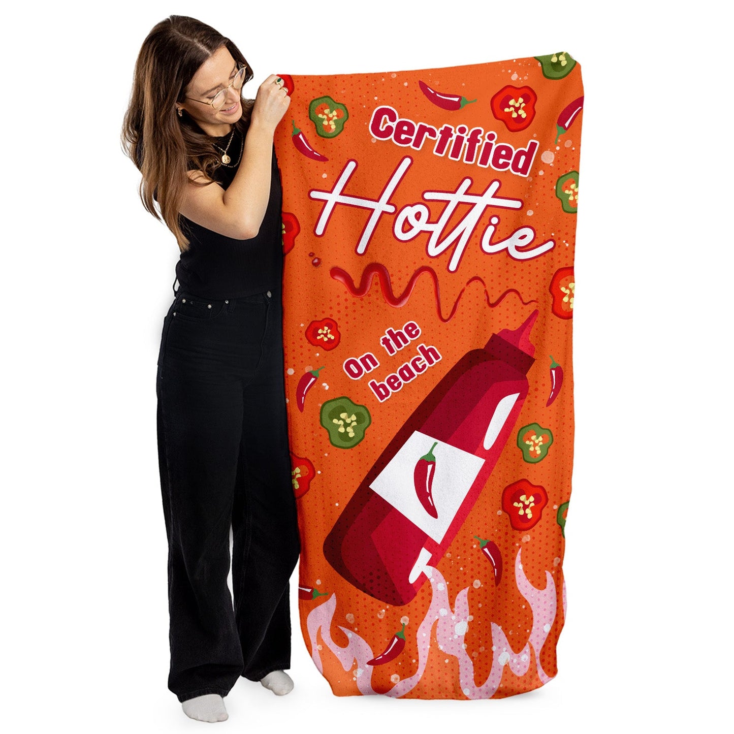 Certified Hottie - Beach Towel