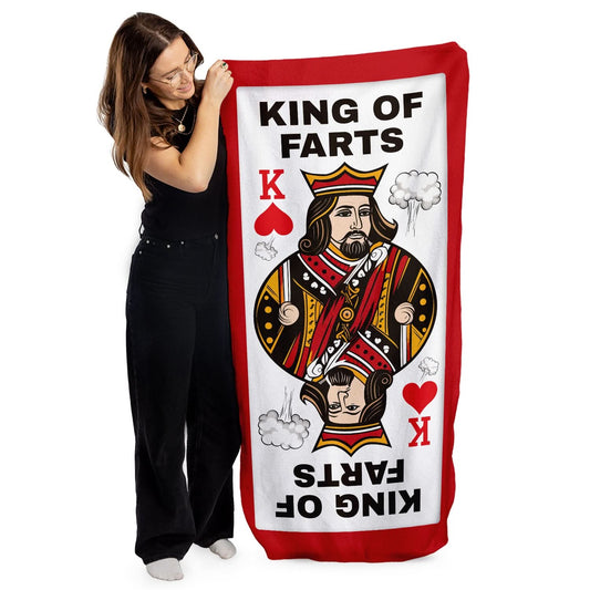 King of Farts - Beach Towel