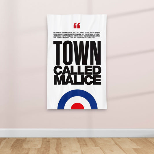 1980's Retro British Mod Music poster - Textile Poster