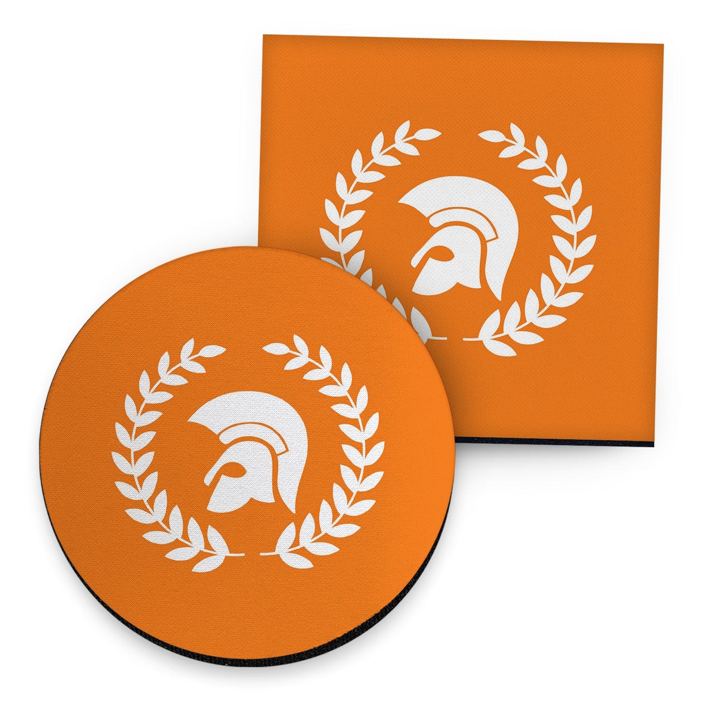 Trojan Laurel Leaf - Drinks Coaster - Round or Square