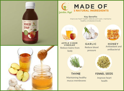 Angel's Natural Remedy Syrup - Vinegar, Garlic & Honey