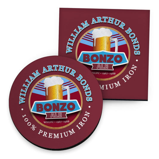 West Ham Bonds - Football Coaster - Square Or Circle