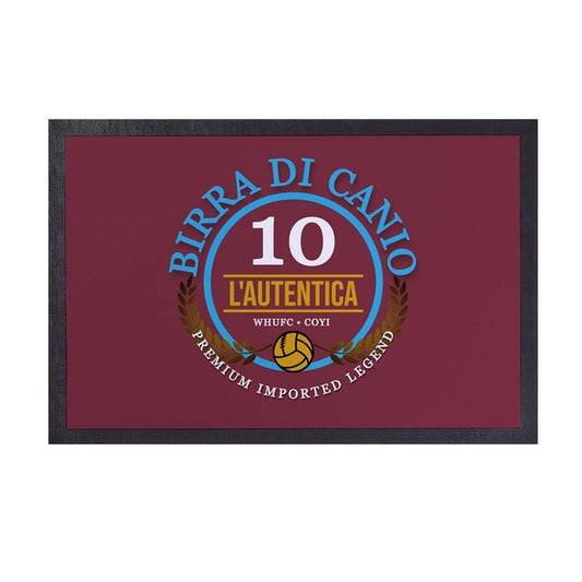 West Ham Di Canio  - Football Legends - Door Mat -60cm X 40cm