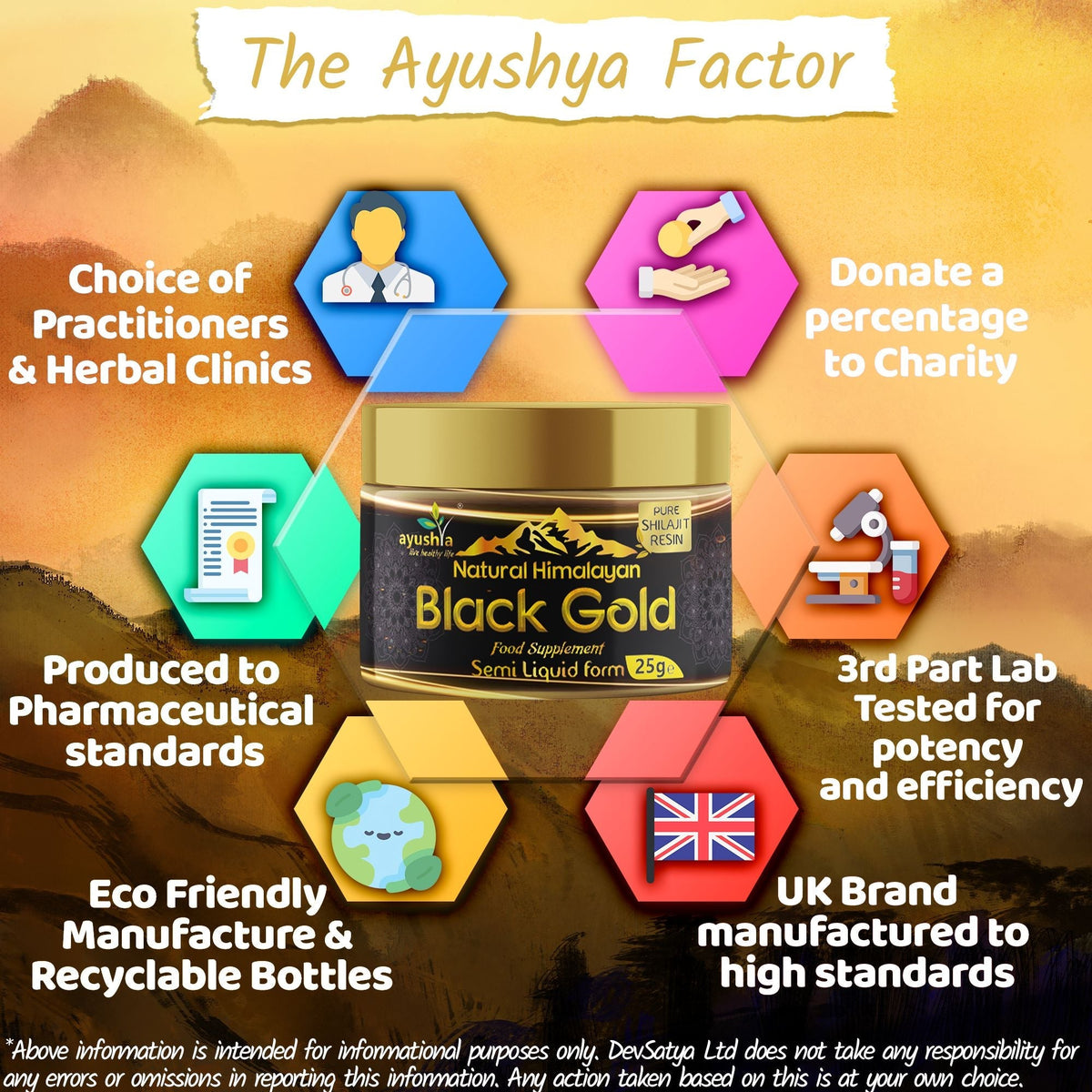 Black Gold Pure Himalayan Shilajit Resin - Natural Fulvic Acid & 85+ Trace Minerals - High Potency Energy, Focus & Immune Support - Lab Tested Ayurvedic Supplement - 25 grm