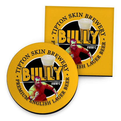 Wolverhampton Steve Bull - Football Coaster - Square Or Circle