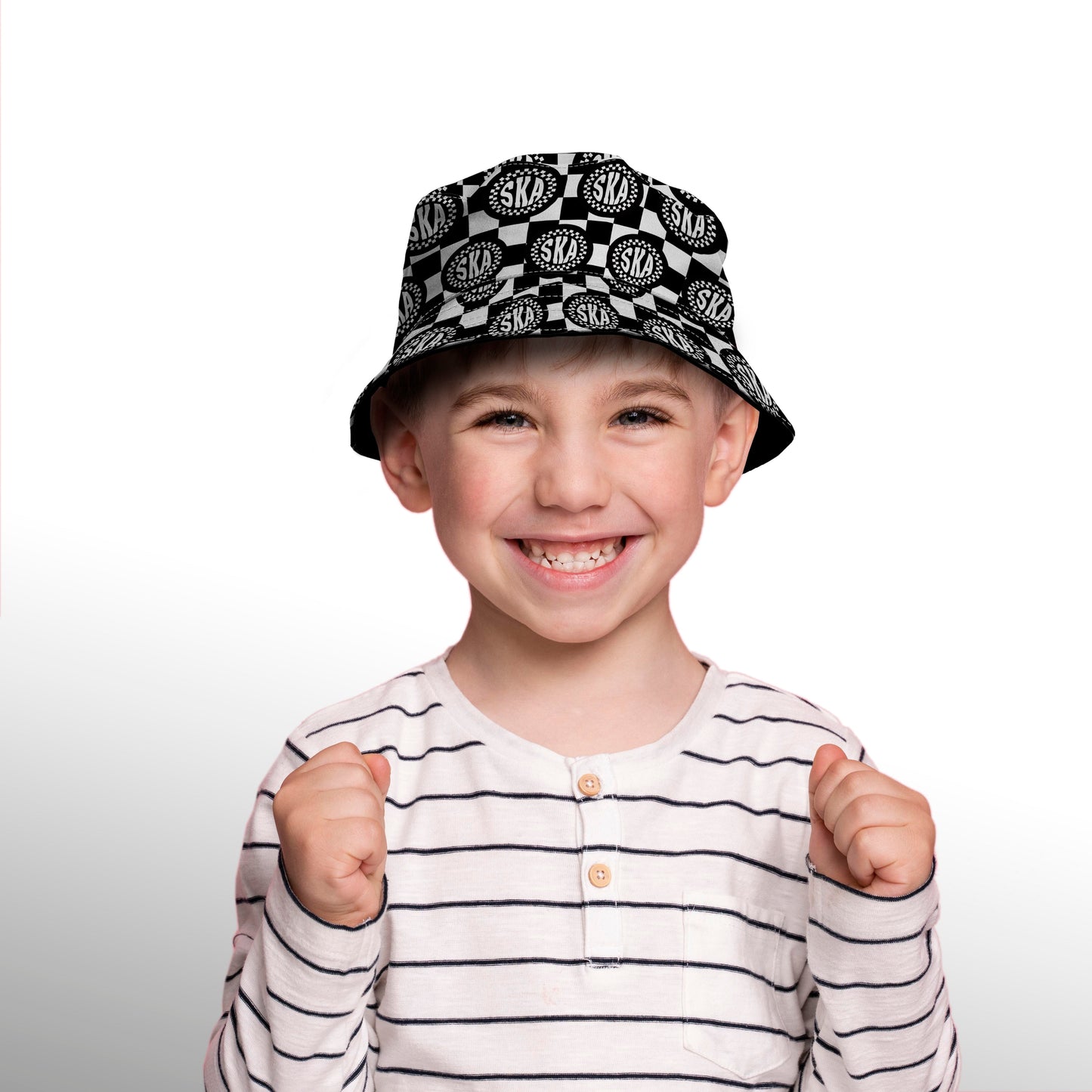 All Over SKA Print Custom Bucket Hat