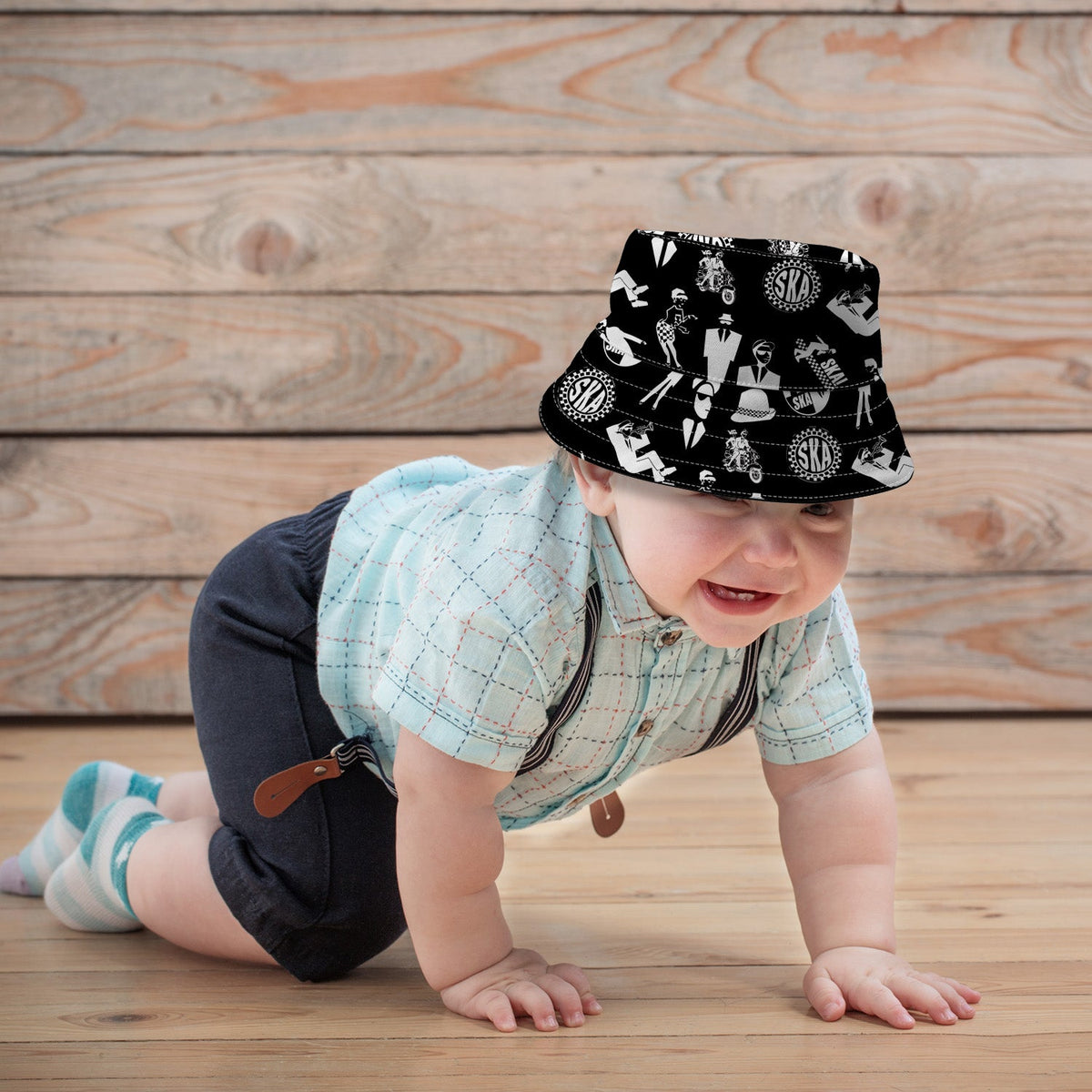 SKA Sticker Print Bucket Hat