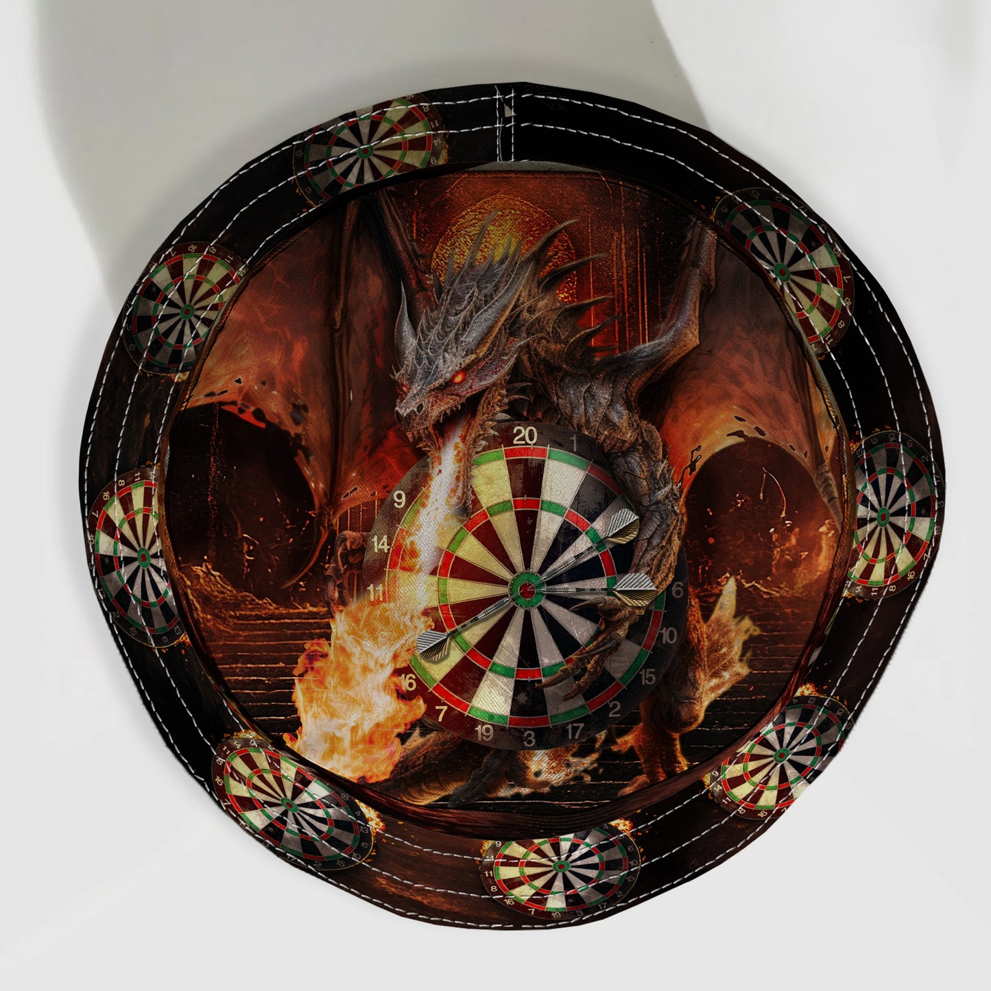 Darts Dragon Pattern - Bucket Hat